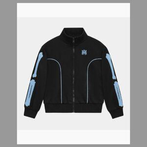 Amiri Kid's Bones Embroidered Track Jacket,